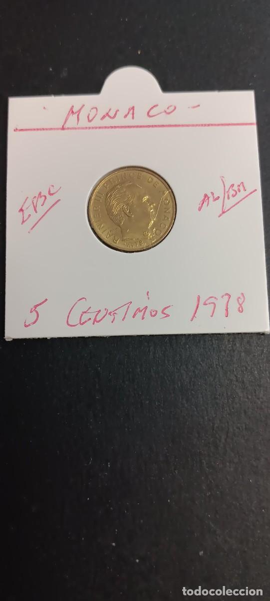 Monedas antiguas de Europa: MONACO 5 CENTIMOS 1978 MBC KM=156 (ALUMINIO-BRONCE) RAINIER III