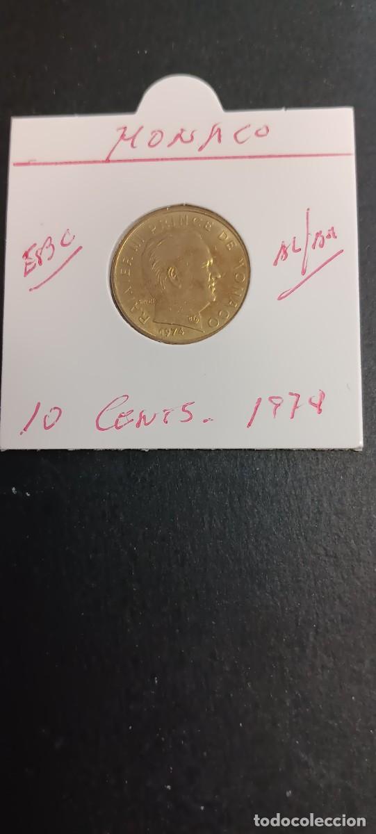 Monedas antiguas de Europa: MONACO 10 CENTIMOS 1962 EBC KM=142 (ALUMINIO-BRONCE) RAINIER III