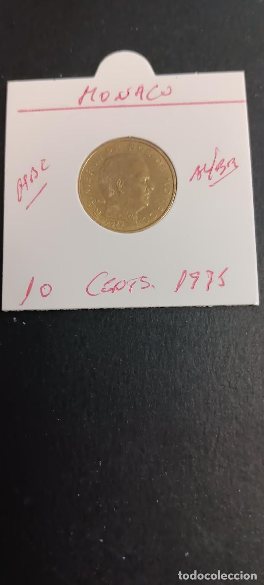 Monedas antiguas de Europa: MONACO 10 CENTIMOS 1975 MBC KM=142 (ALUMINIO-BRONCE) RAINIER III