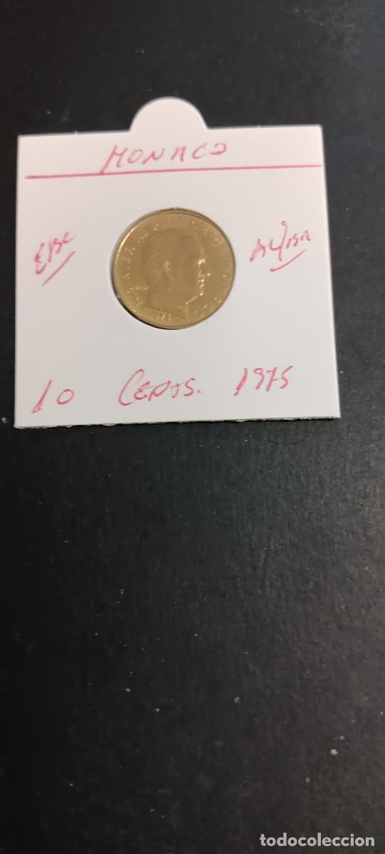 Monedas antiguas de Europa: MONACO 10 CENTIMOS 1975 EBC KM=142 (ALUMINIO-BRONCE) RAINIER III