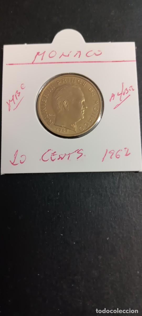 Monedas antiguas de Europa: MONACO 20 CENTIMOS 1962 MBC KM=145 (ALUMINIO-BRONCE) RAINIER III