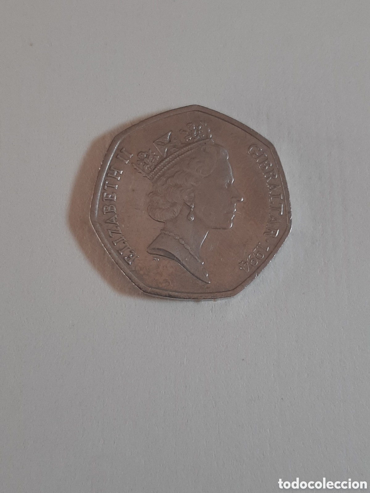 Monedas antiguas de Europa: GIBRALTAR COLONIA BRITANICA 50 PENCE 1994 CHRISTMAS S/C