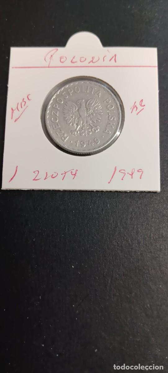 Monedas antiguas de Europa: POLONIA 1 ZLOTY 1949 MBC KM=45a (ALUMINIO)