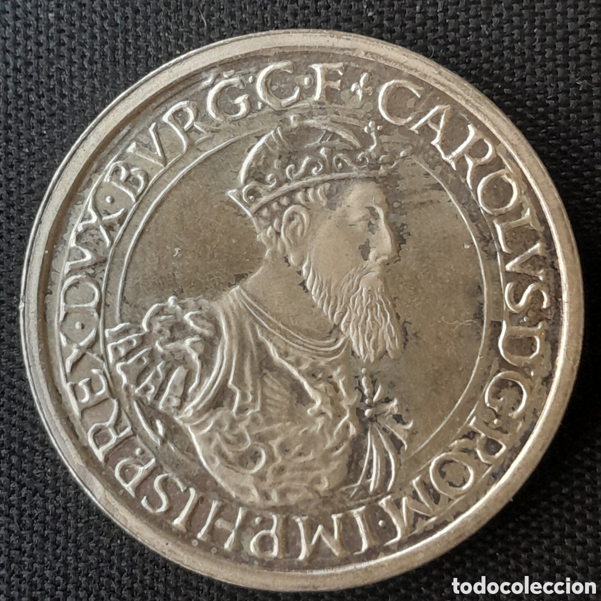 Monedas antiguas de Europa: Belgica, Moneda de Plata 5 ECU 1987