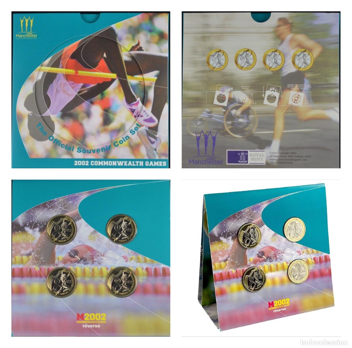 Monedas antiguas de Europa: REINO UNIDO the official souvernir coin set 2002 COMMONWEALTH GAMES
