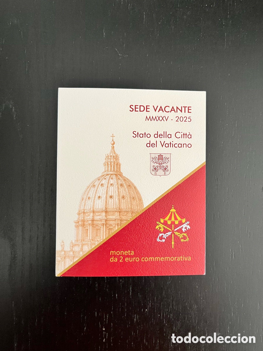 Monedas antiguas de Europa: VATICANO 2 Eur. 2025 SEDE VACANTE
