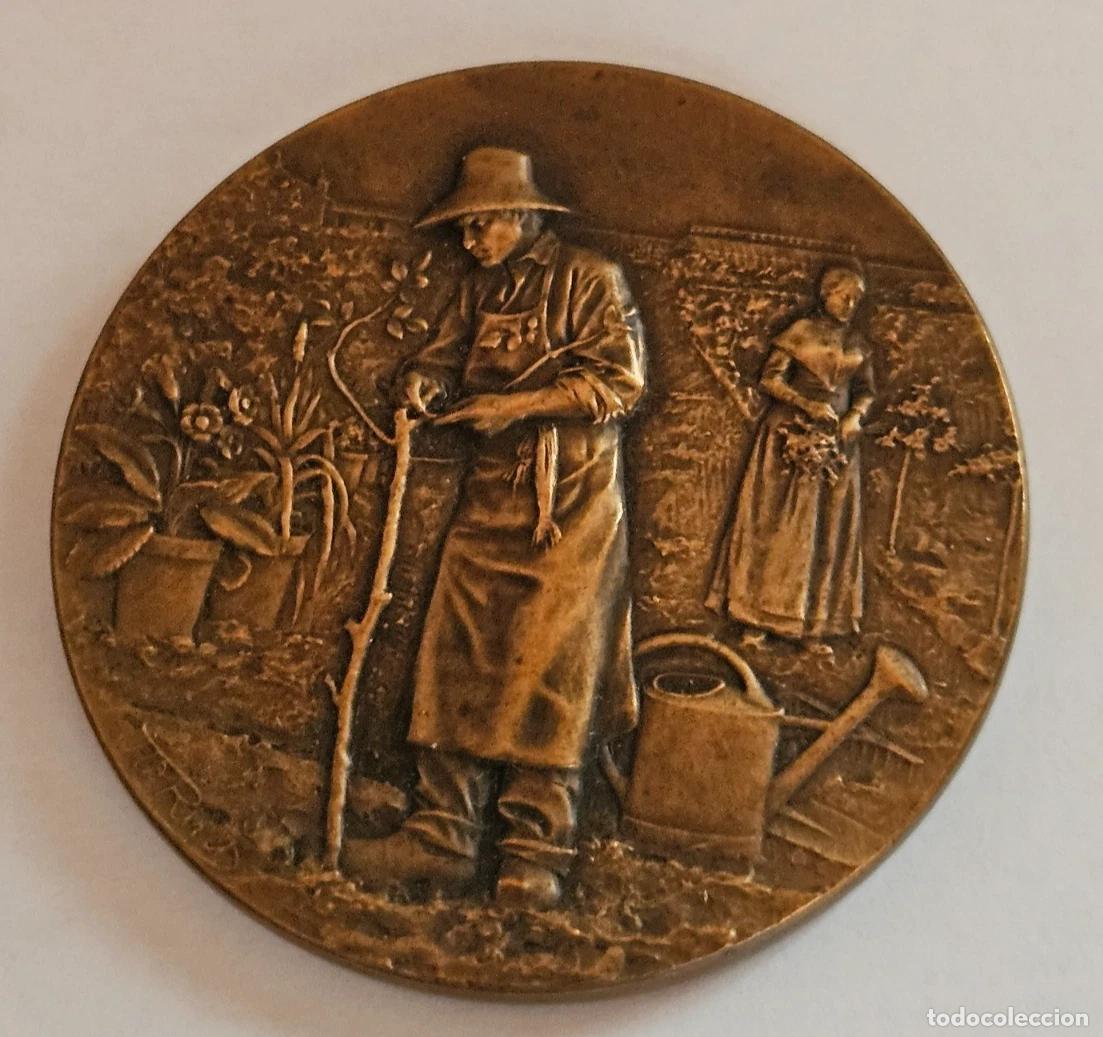 Monedas antiguas de Europa: MEDAILLE BRONZE BORDEAUX EXPOSITION MUNICIPALE HORTICOLE 1905 GRAVEUR RIVET