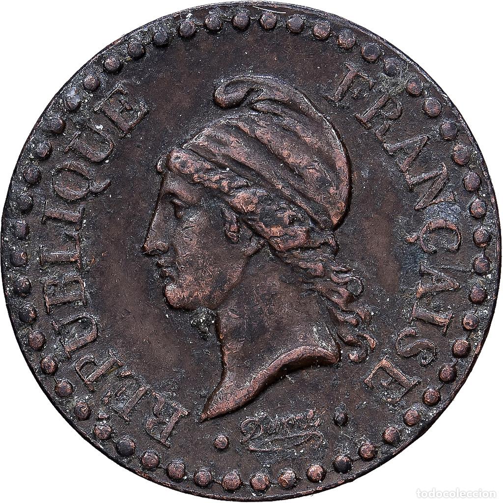 Monedas antiguas de Europa: [#1552204] Francia, Centime, Dupr&eacute;, 1849, Paris, Bronce, MBC, Gadoury:84, KM:754