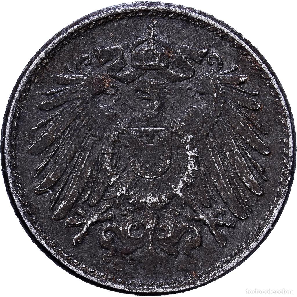 Monedas antiguas de Europa: [#1552219] ALEMANIA - IMPERIO, 5 Pfennig, 1920, Berlin, Hierro, BC+, KM:19