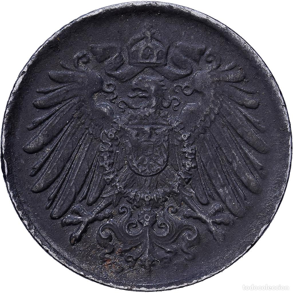 Monedas antiguas de Europa: [#1552220] ALEMANIA - IMPERIO, 5 Pfennig, 1918, Hierro, BC+, KM:19