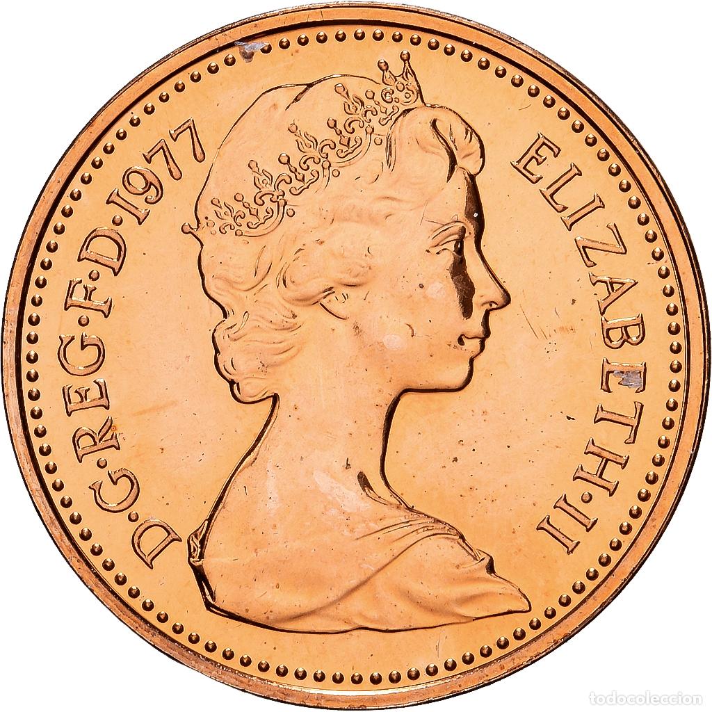 Monedas antiguas de Europa: [#1552202] Gran Breta&ntilde;a, Elizabeth II, 1/2 New Penny, 1977, BU, Bronce, FDC, KM:914