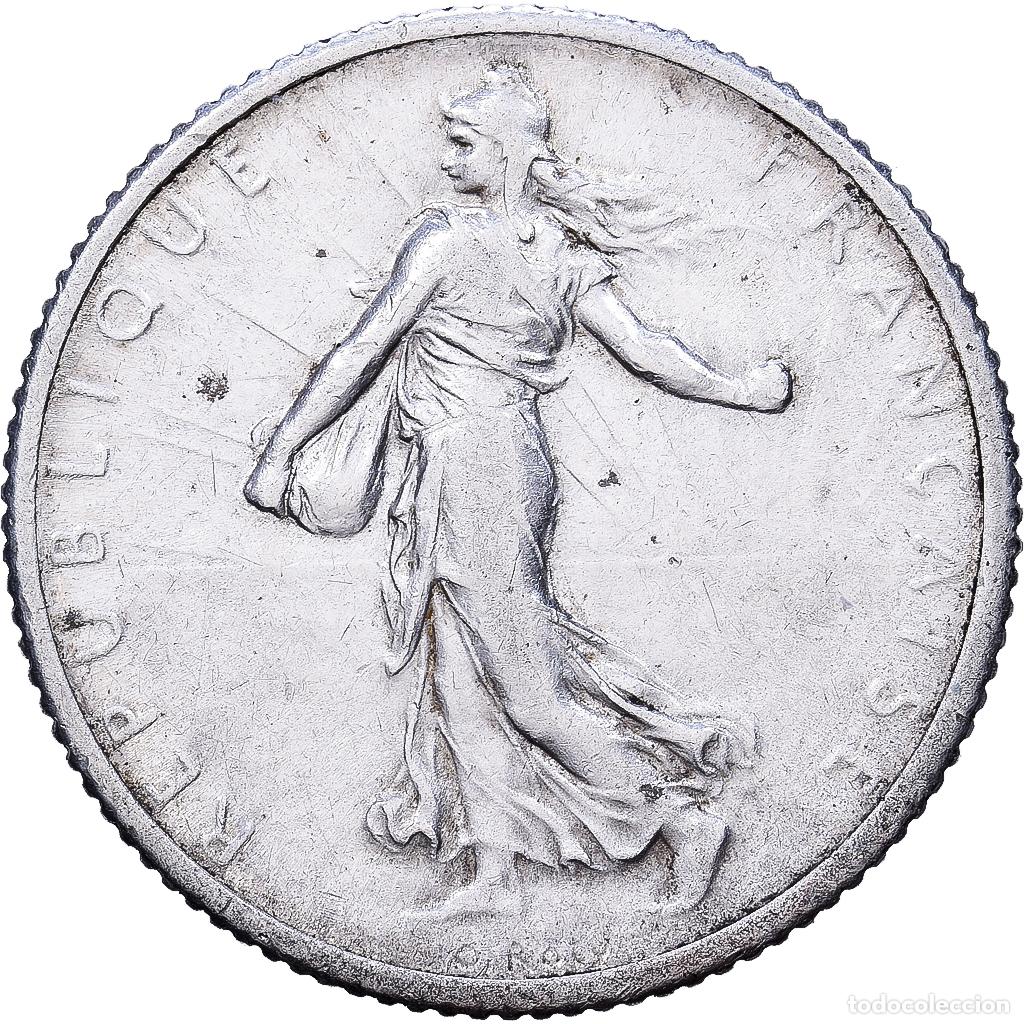 Monedas antiguas de Europa: [#1552212] Francia, 2 Francs, Semeuse, 1916, Paris, Plata, MBC+, Gadoury:467, KM:845.1