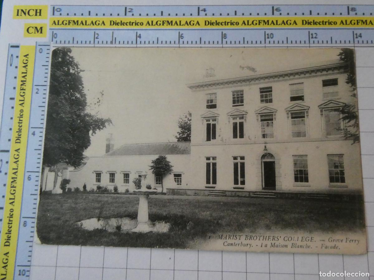 Monedas antiguas de Europa: ANTIGUA POSTAL DE REINO UNIDO. MARIST BROTHERS COLLEGE GROVE FERRY CANTERBURY. 2507