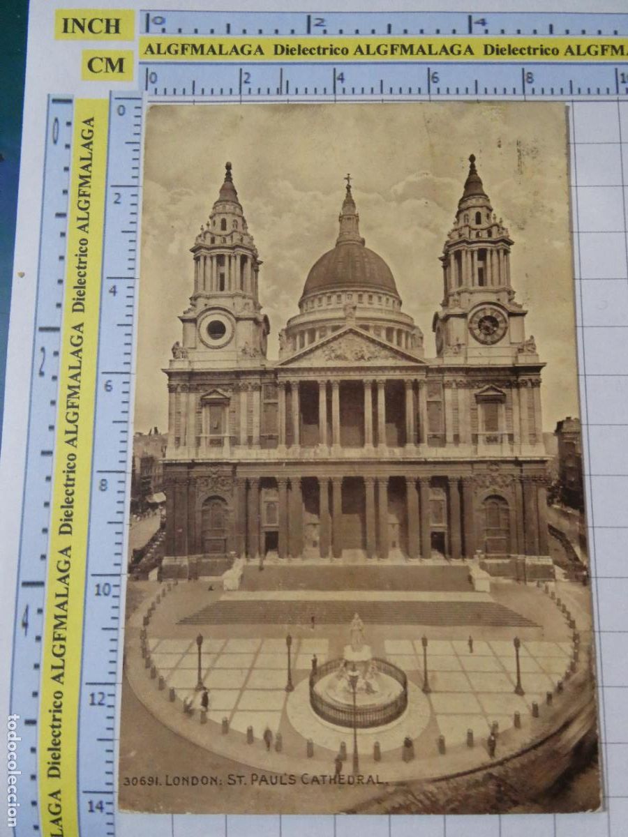 Monedas antiguas de Europa: ANTIGUA POSTAL DE REINO UNIDO. LODRES LONDON ST PAUL'S CATHEDRAL. 2525