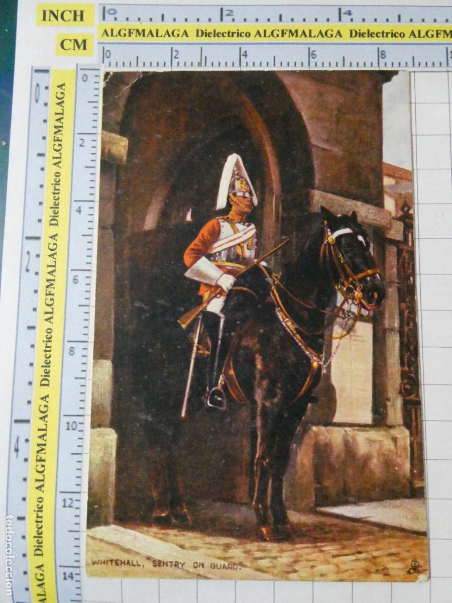 Monedas antiguas de Europa: ANTIGUA POSTAL DE REINO UNIDO. UNIFORMES MILITARESS. WHITEHALL SENTRY ON GUARD. 2529