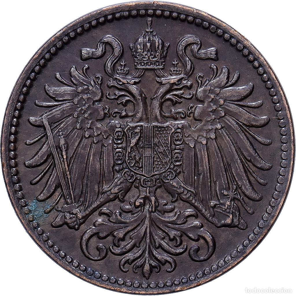 Monedas antiguas de Europa: [#1552227] Austria, Franz Joseph I, 2 Heller, 1907, Bronce, MBC+, KM:2801