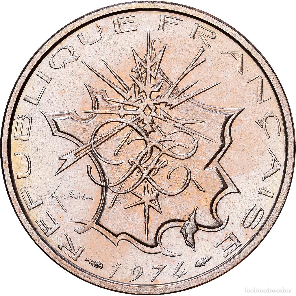 Monedas antiguas de Europa: [#1552247] Francia, 10 Francs, Mathieu, 1974, Paris, N&iacute;quel - lat&oacute;n, FDC, Gadoury:814