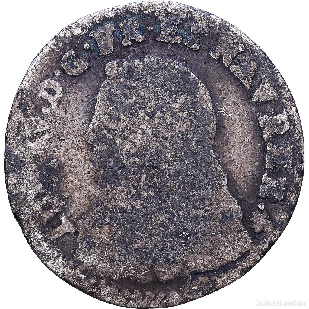 Monedas antiguas de Europa: [#1552266] Francia, Louis XV, 6 Sols, 1/20 ECU, 1/20 &Eacute;cu aux branches d'olivier (6 sols)