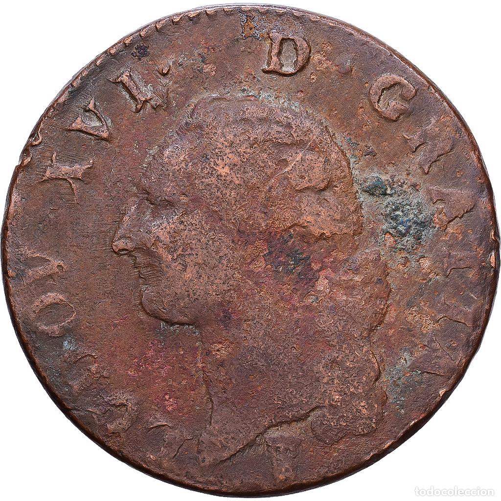Monedas antiguas de Europa: [#1552267] Francia, Louis XVI, Sol ou sou, 1791, Bordeaux, 1er sem, Cobre, BC