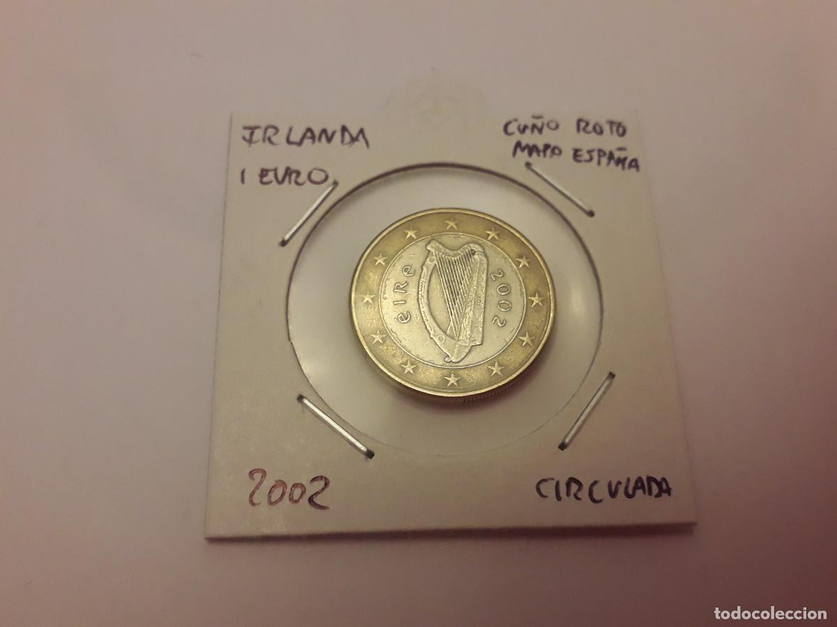 Monedas antiguas de Europa: 003810NUM-X0052-Irlanda - 1 &euro; -2002 - Cu&ntilde;o roto en Espa&ntilde;a - encartonada