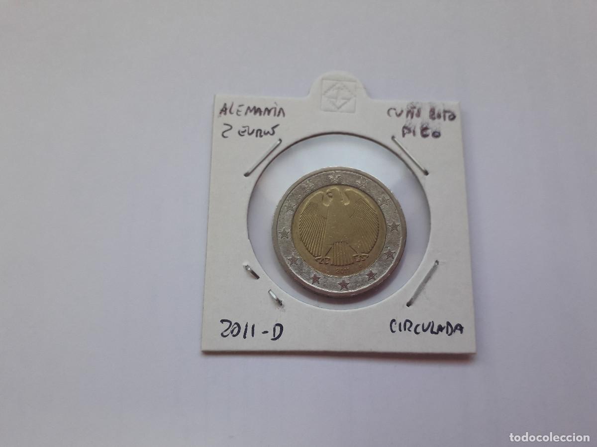 Monedas antiguas de Europa: 003814NUM-X0056-Alemania - 2 &euro; -2011 D - Cu&ntilde;o roto pico - encartonada