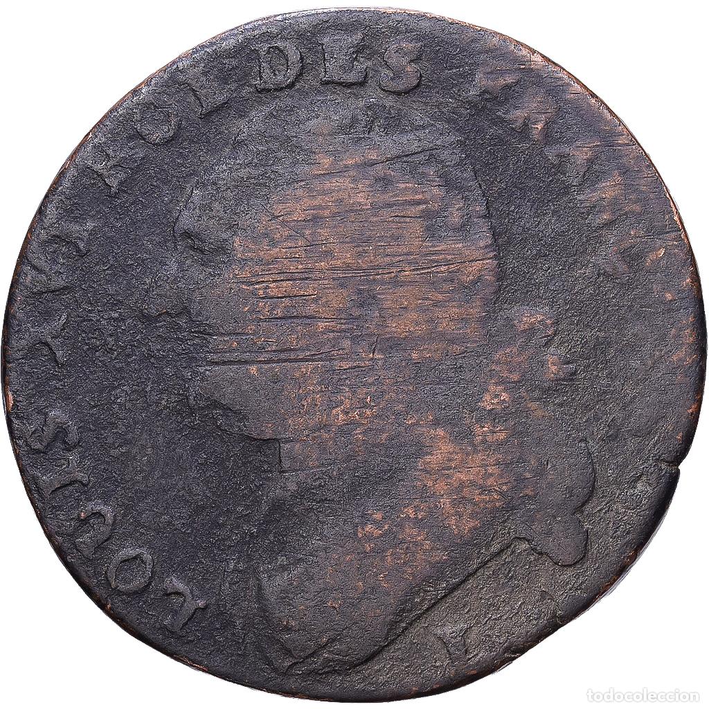 Monedas antiguas de Europa: [#1552280] Francia, Constitution, 12 deniers fran&ccedil;ois, 1792, Bayonne, Bronce