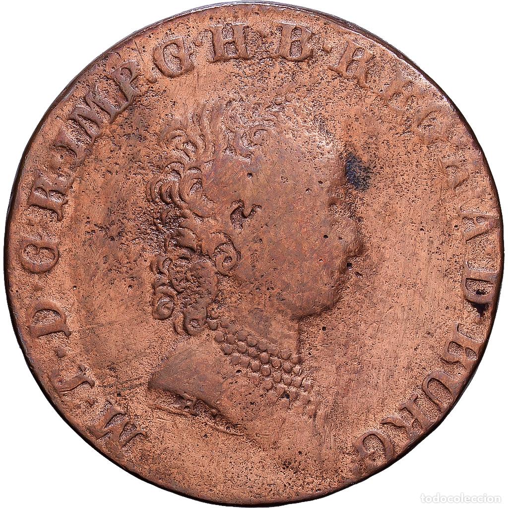 Monedas antiguas de Europa: [#1552311] PA&Iacute;SES BAJOS AUSTRIACOS, Maria Theresa, 2 Liards, 2 Oorden, 1749, Antwerp