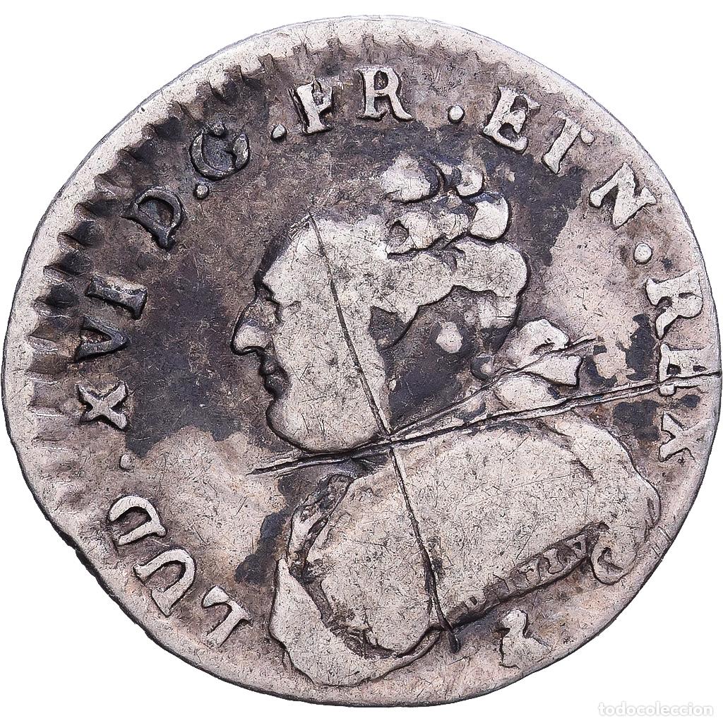 Monedas antiguas de Europa: [#1203362] Francia, Louis XVI, 6 Sols, 1/20 ECU, 1/20 &Eacute;cu (6 sols), 1782, Paris, Plata