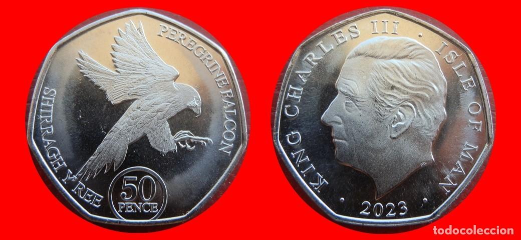 Monedas antiguas de Europa: 50 PENIQUES PENCE 2023 SIN CIRCULAR ISLA DE MAN -9876SC