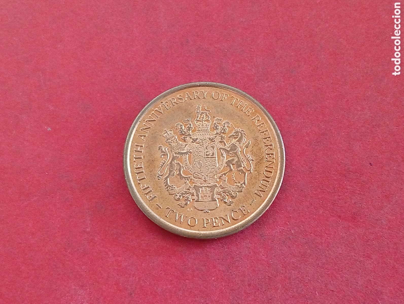 Monedas antiguas de Europa: 2 peniques de Gibraltar 2017