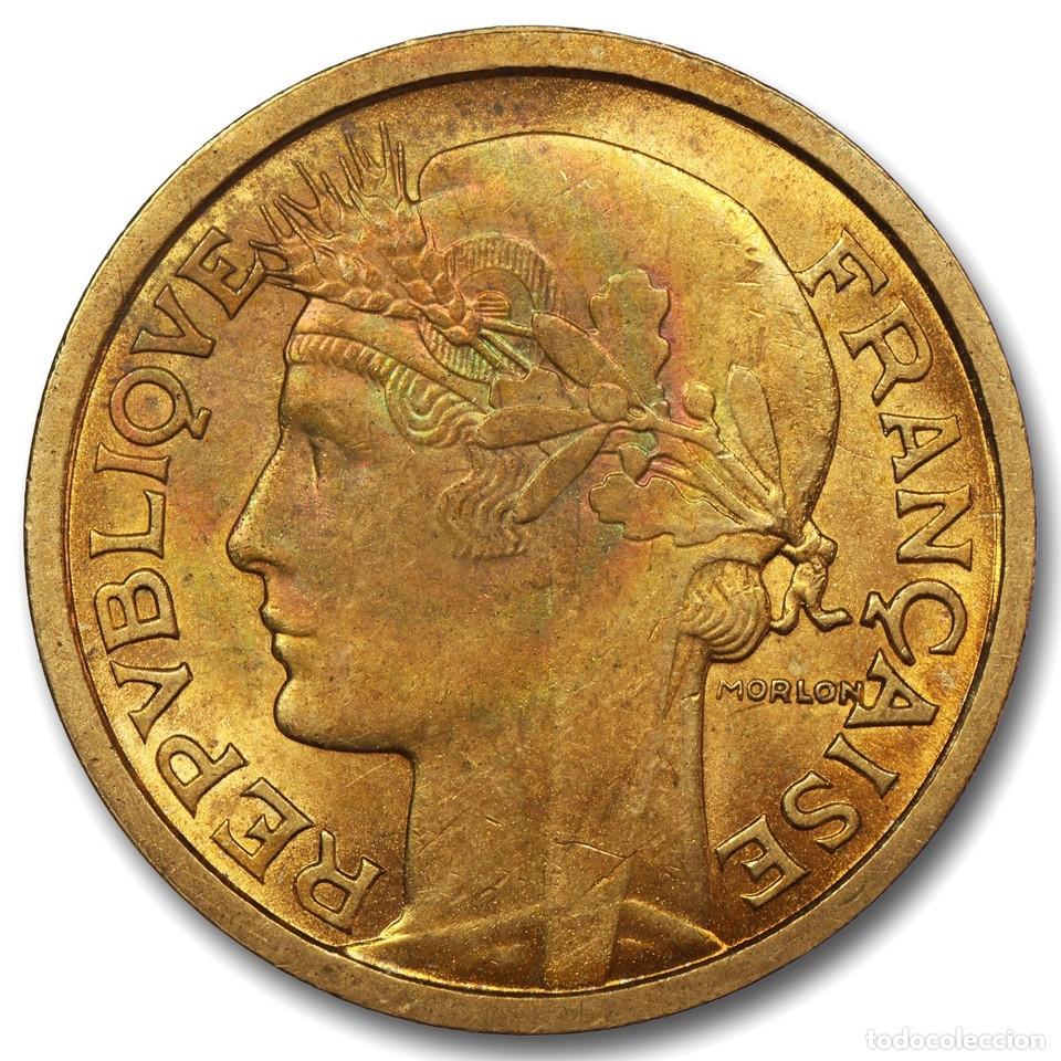 Monedas antiguas de Europa: France 1 Franc Morlon 1939 Bronce-Aluminio