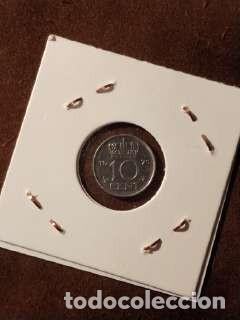 Monedas antiguas de Europa: Moneda 10 Cent Pa&iacute;ses Bajos Holanda 1975 Reina Juliana