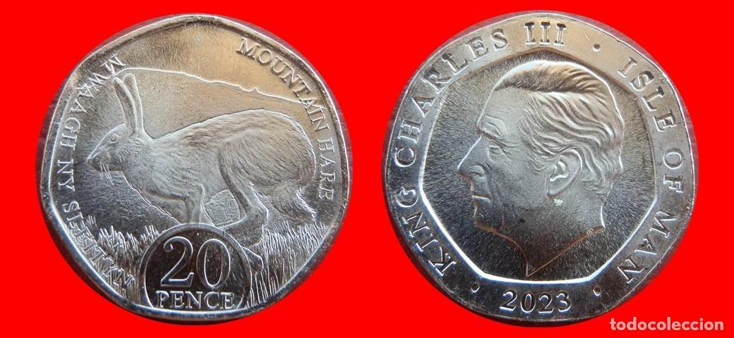 Monedas antiguas de Europa: 20 PENIQUES PENCE 2023 SIN CIRCULAR ISLA DE MAN -9875SC