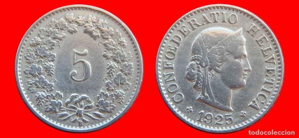 Monedas antiguas de Europa: 5 RAPPEN 1925 SUIZA-155539