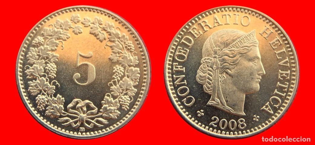 Monedas antiguas de Europa: 5 RAPPEN 2008 SUIZA-155540
