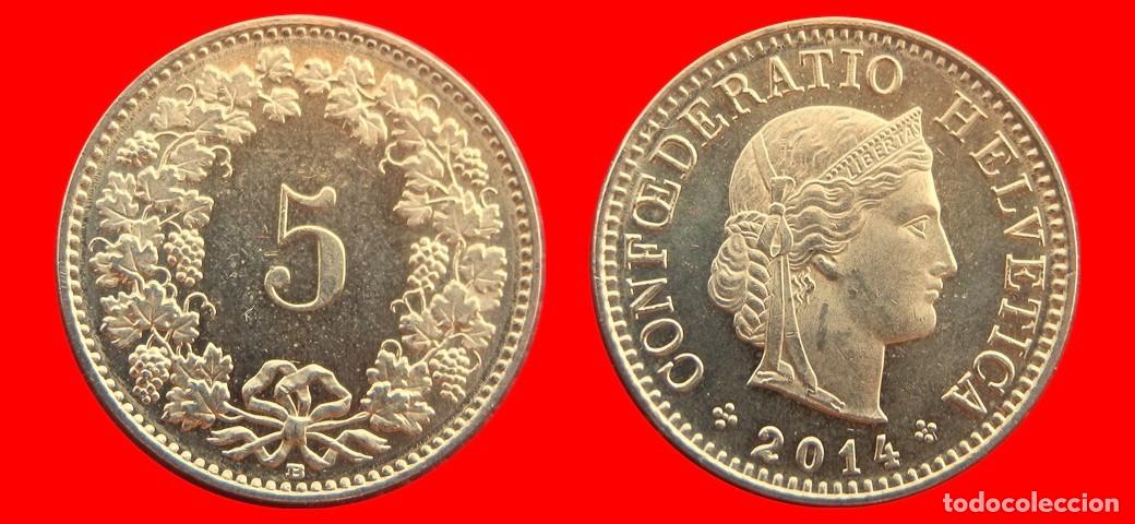 Monedas antiguas de Europa: 5 RAPPEN 2014 SUIZA-155543