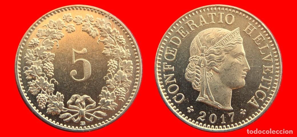 Monedas antiguas de Europa: 5 RAPPEN 2017 SUIZA-155544