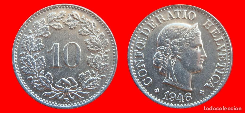 Monedas antiguas de Europa: 10 RAPPEN 1946 SUIZA-155547
