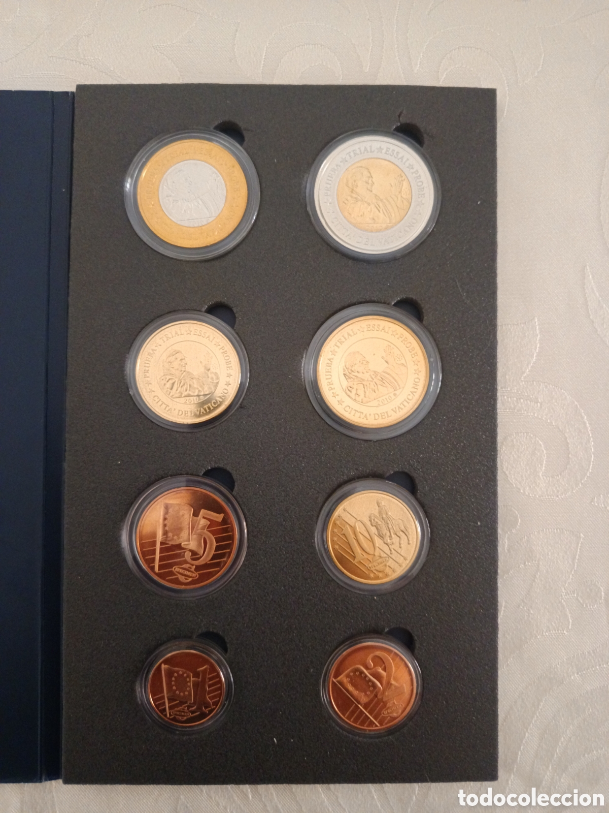 Monedas antiguas de Europa: Set Prueba Euro. Ciudad del Vaticano. Benedicto XVI. 2010
