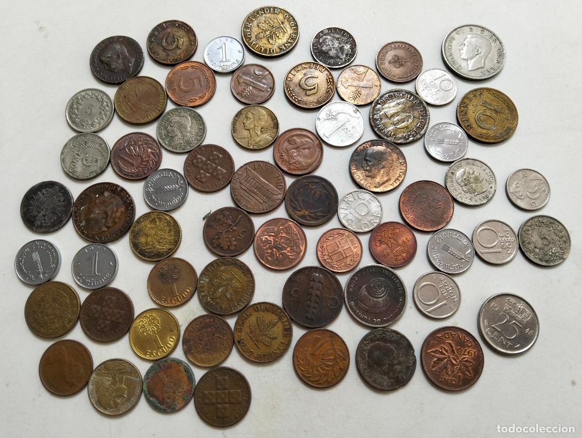 Monedas antiguas de Europa: LOTE 62 MONEDAS DIFERENTES PAISES
