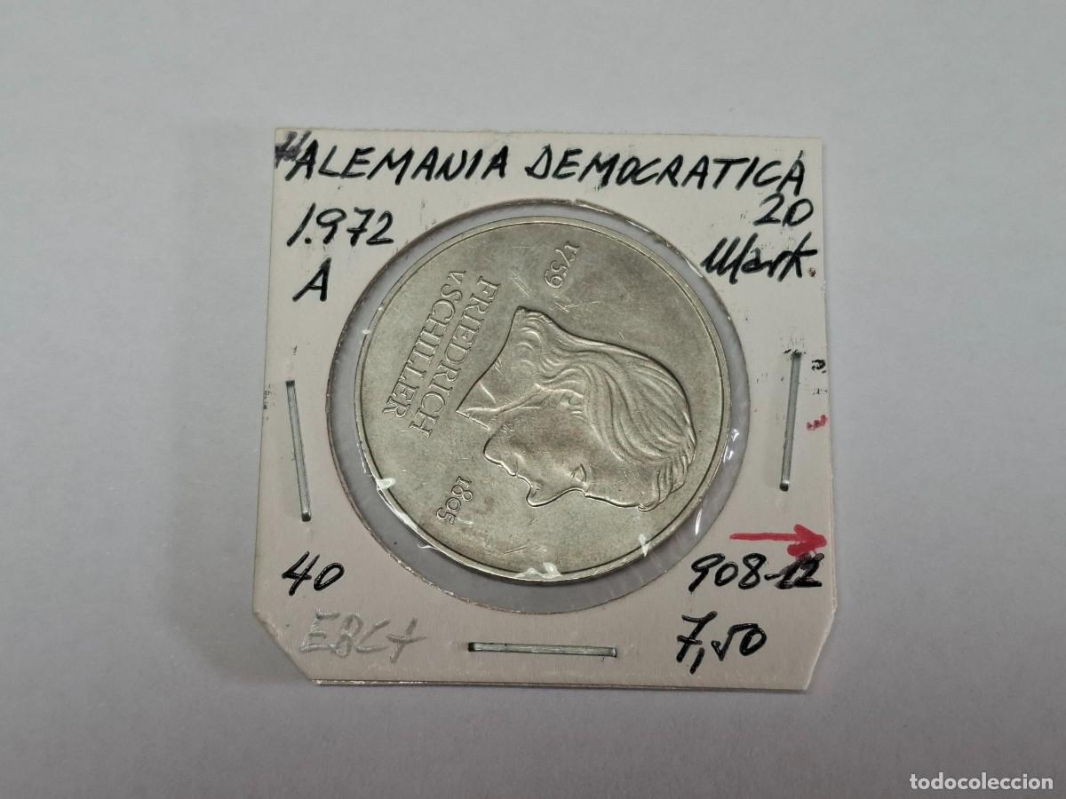 Monedas antiguas de Europa: 20 MARKS de 1972 A KM 40 ALEMANIA DEMOCRATICA en EBC+