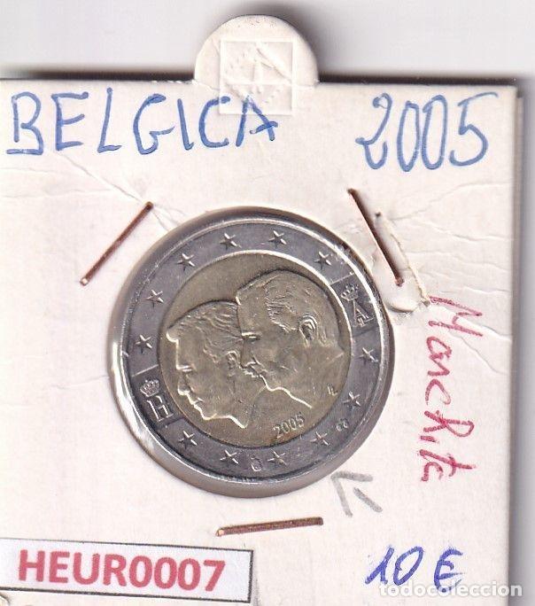 Monedas antiguas de Europa: HEUR0007 MONEDA BELGICA 2 EUROS 2005 (MANCHA)