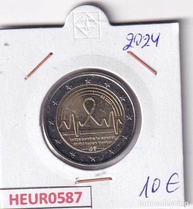 Moedas antigas da Europa: HEUR0587 MONEDA BELGICA 2 EUROS 2024