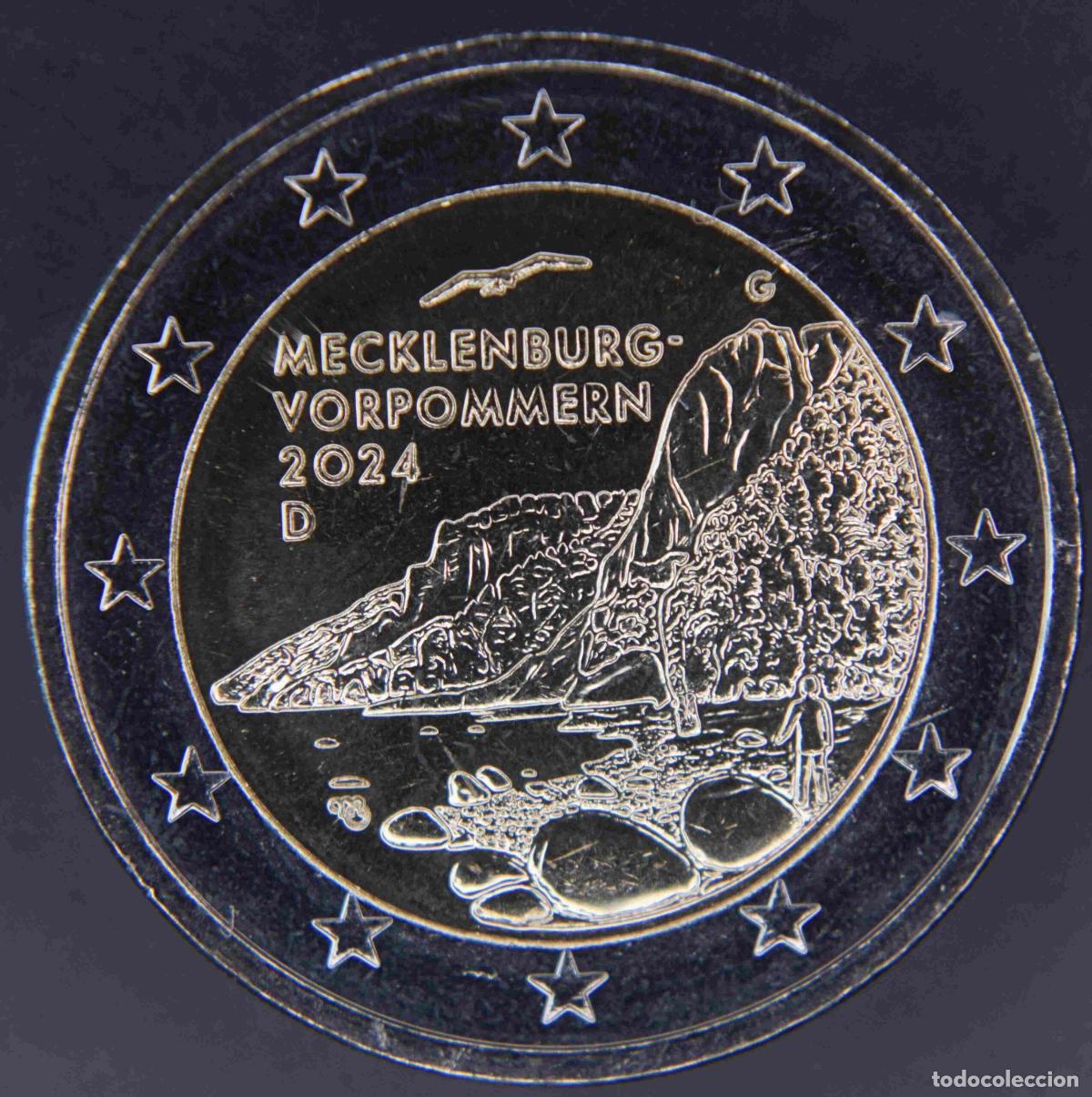 Monedas antiguas de Europa: HEUR0557 MONEDA ALEMANIA 2 EUROS 2024 Letra G (Pomerania)