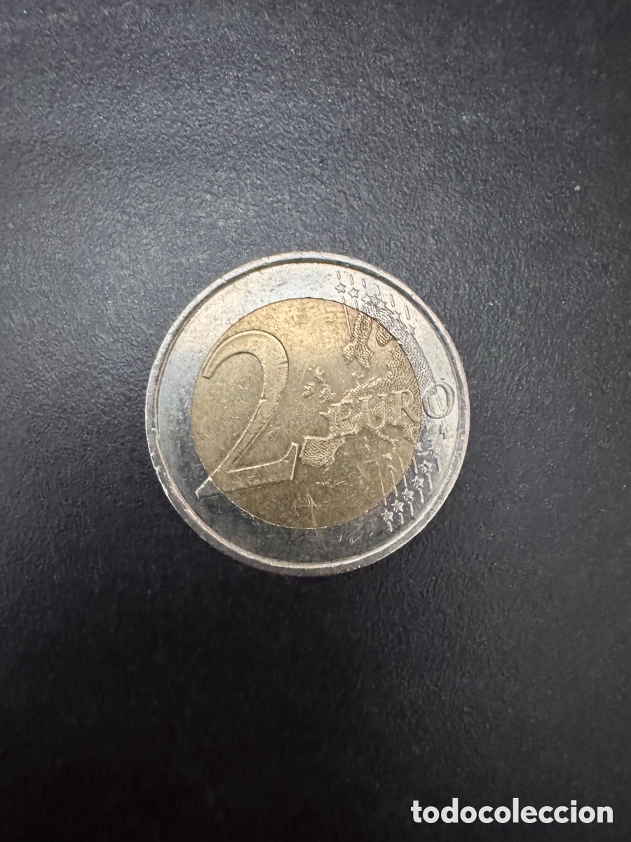 Monedas antiguas de Europa: Moneda dos euros Andorra - Foto 2