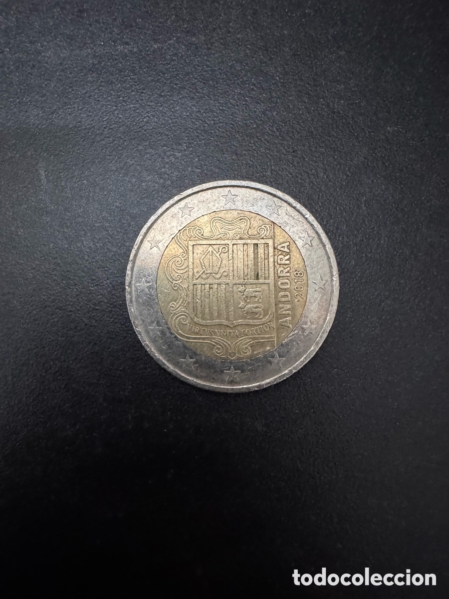 Monedas antiguas de Europa: Moneda dos euros Andorra