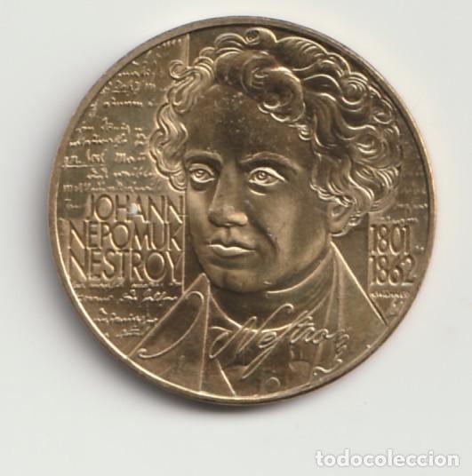 Monedas antiguas de Europa: Austria 20 chelines, 2001 KM# 3075 - Johann Nestroy -