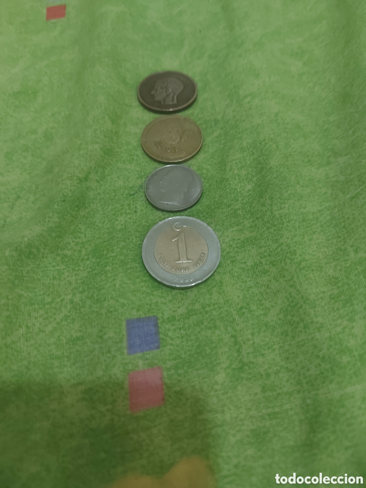 Monedas antiguas de Europa: 3 monedas de Belgica y