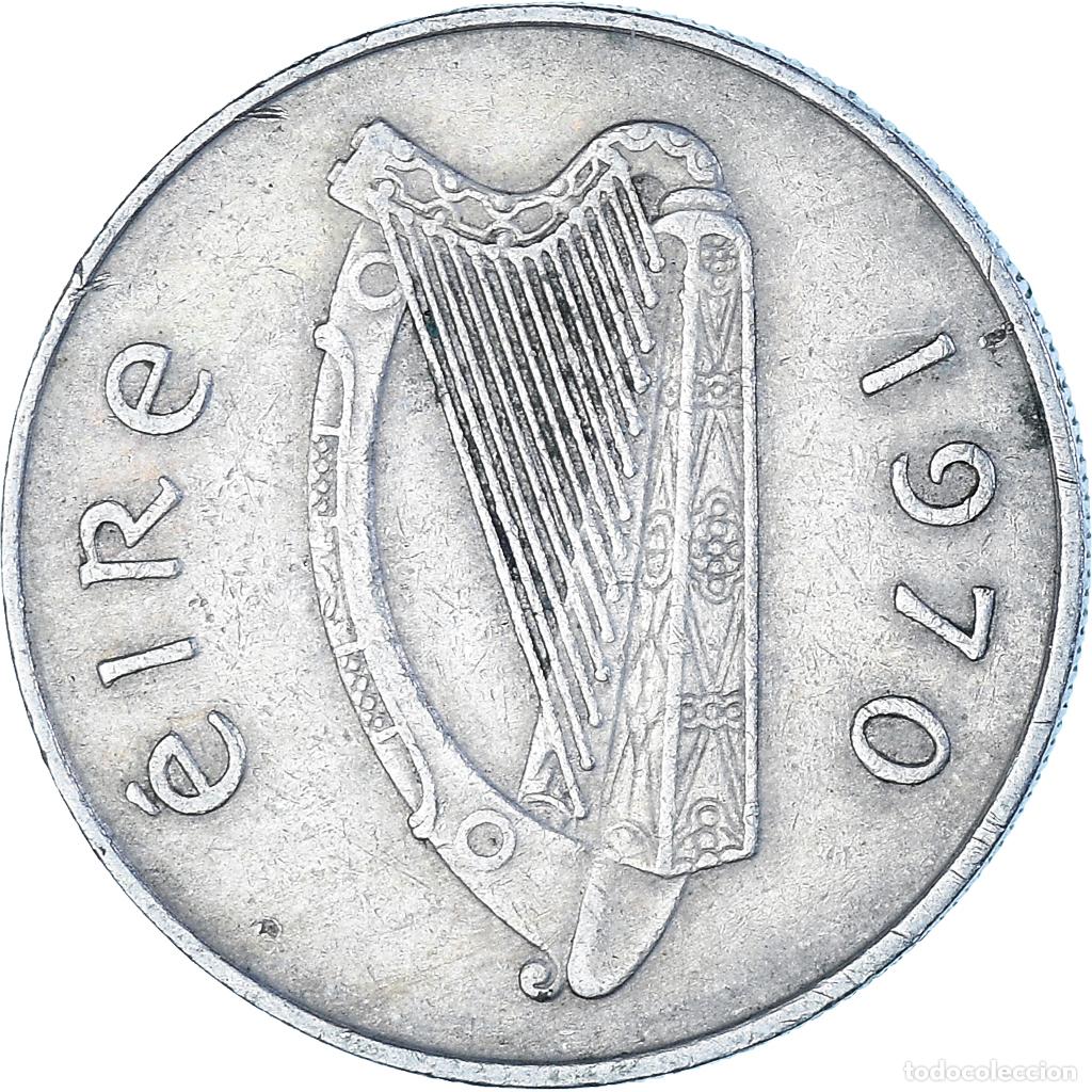 Monedas antiguas de Europa: [#1360985] Moneda, Irlanda, 5 Pence, 1970