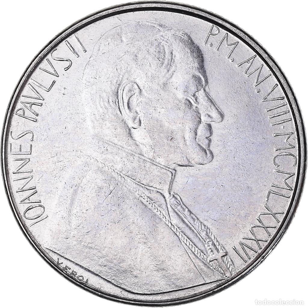 Monedas antiguas de Europa: [#1035139] Moneda, CIUDAD DEL VATICANO, John Paul II, 50 Lire, 1986, FDC, Acero inoxidable